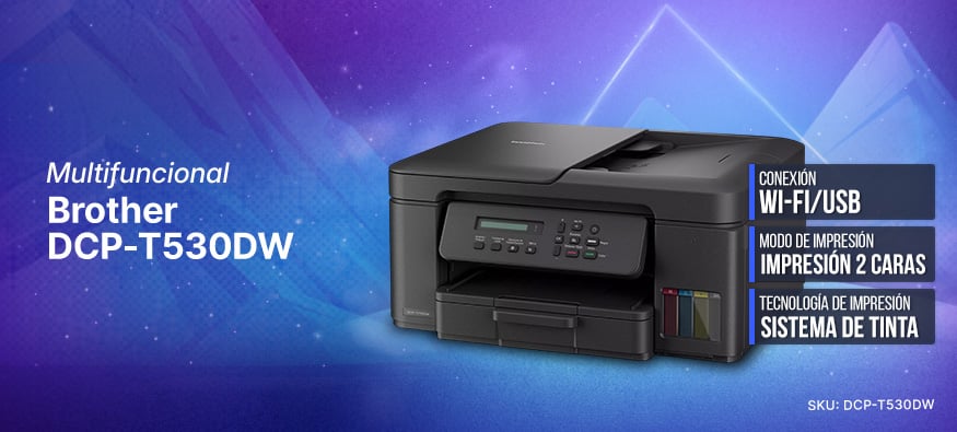 Impresora Multifuncional Brother DCP-T530DW