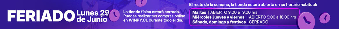 FERIADO - LUNES 29 DE JUNIO - La tienda física estará CERRADA