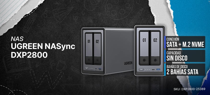 Compra NAS UGREEN NASync DXP2800 en Winpy