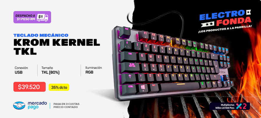 Teclado Mecánico Krom Kernel TKL