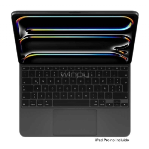 iPad Pro M4 13インチ用 Magic Keyboard Apple Magic Keyboard para iPad Pro 13“ M4 (Español, Negro) | MWR53LA/A