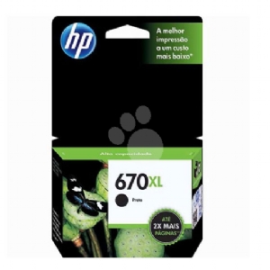 cartucho tinta negro Alto rendimiento HP 670XL - Winpy.cl