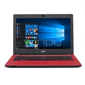computador acer rojo