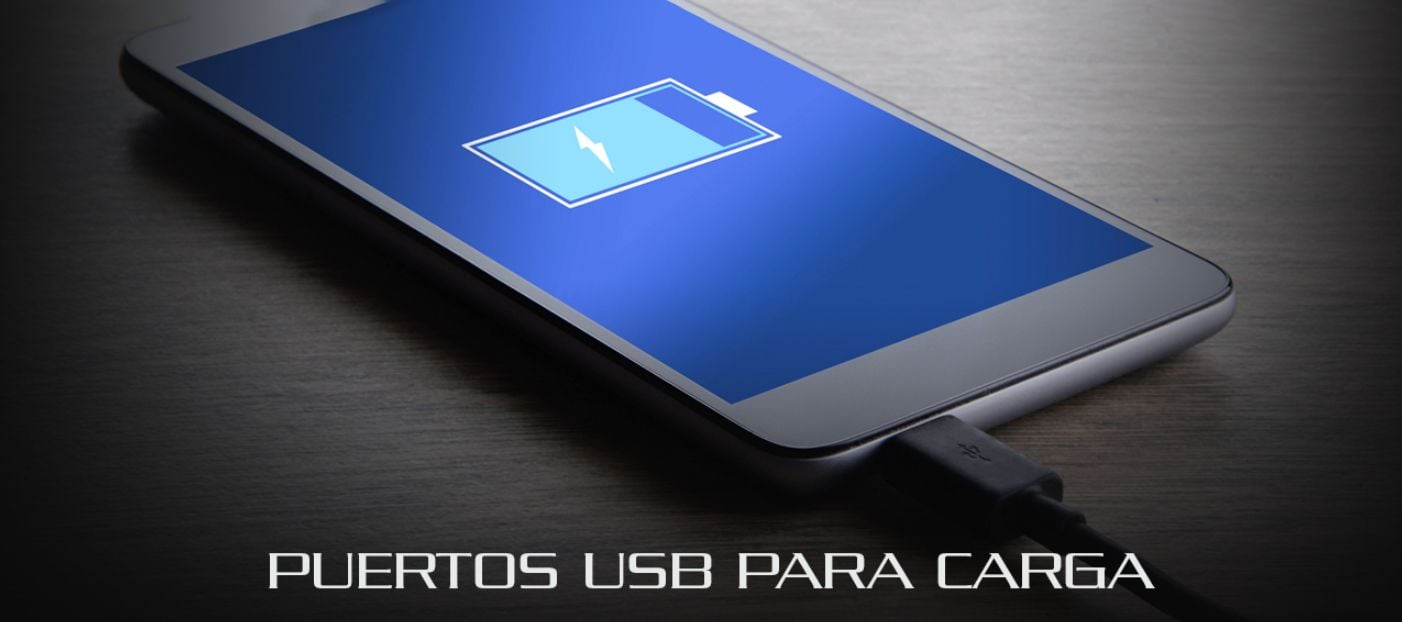 puertos de carga usb