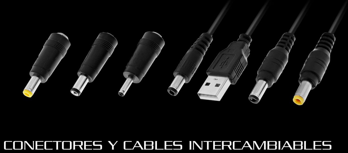 conectores intercambiables