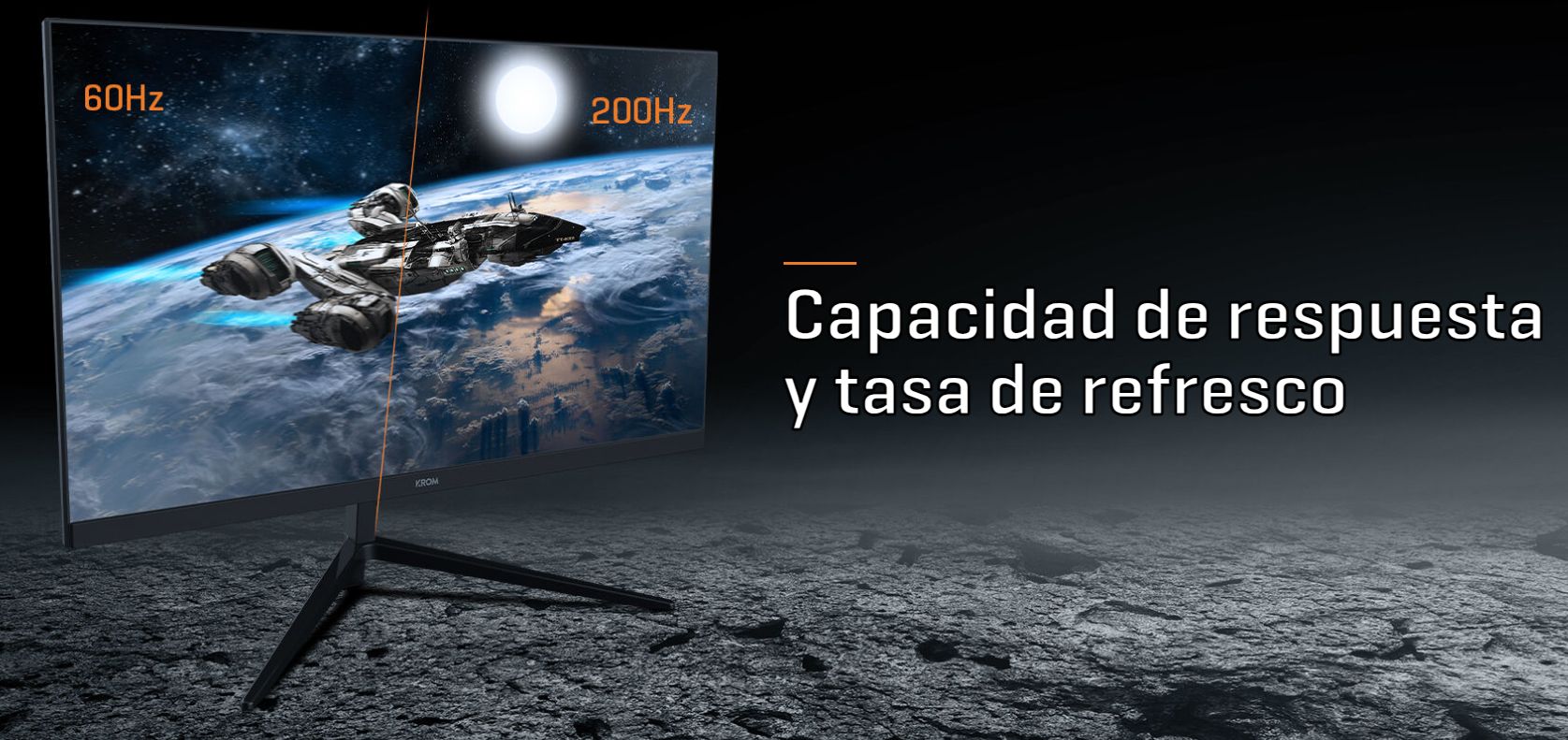 capacidad de actualización monitor krom kertz