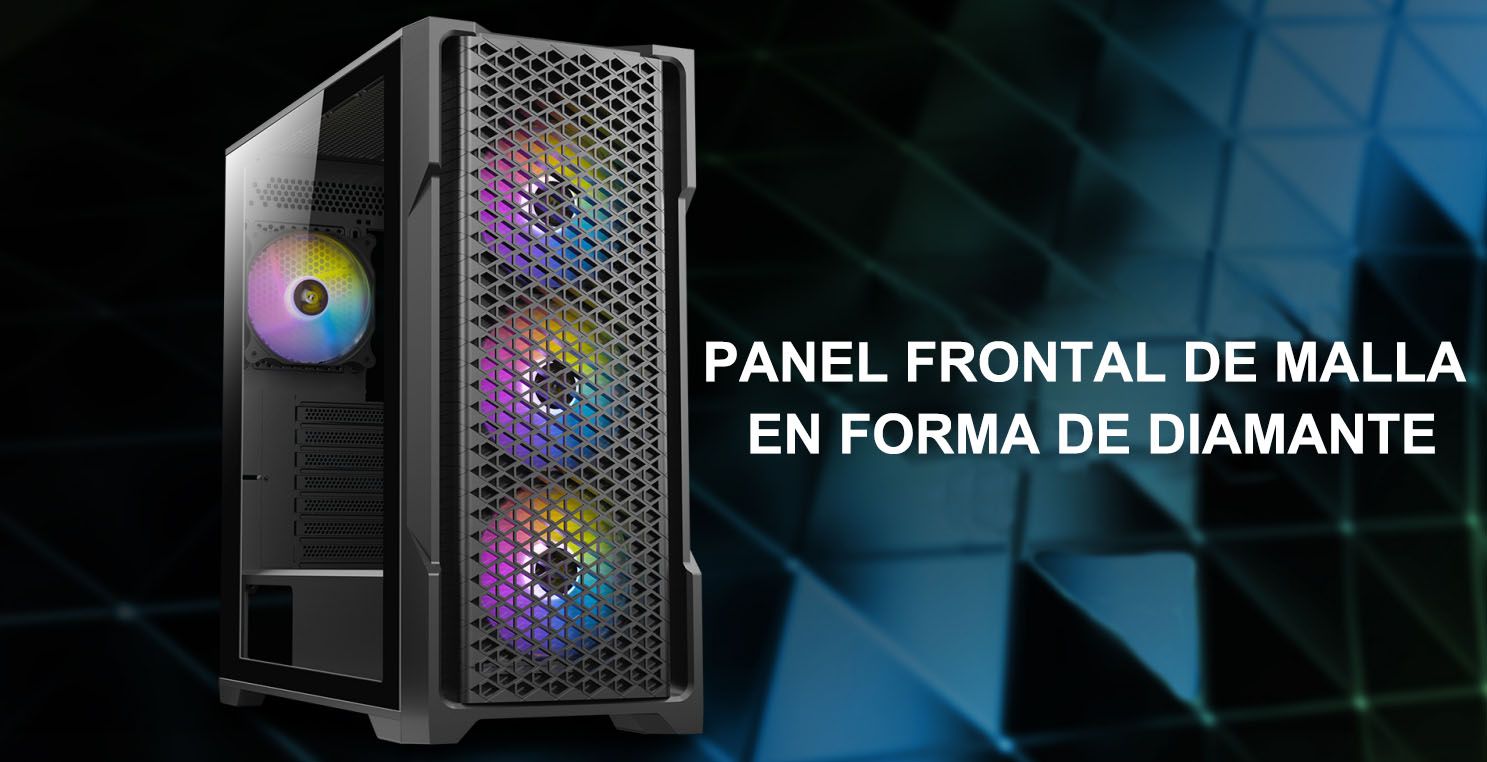 panel frontal gabinete antec ax90