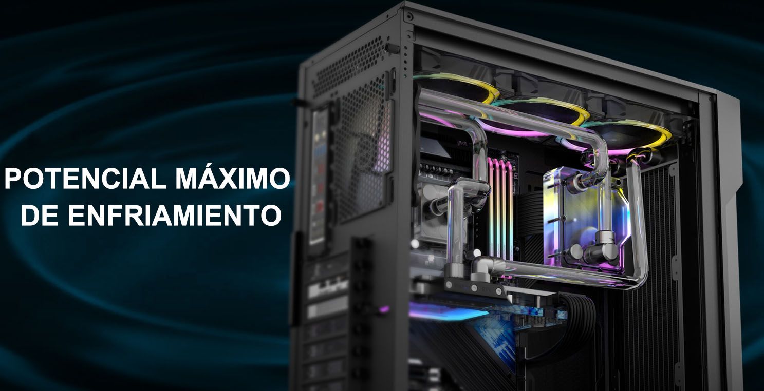 potencial del gabinete antec ax90