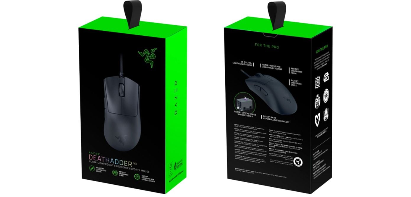 package mouse razer deathAdder V3
