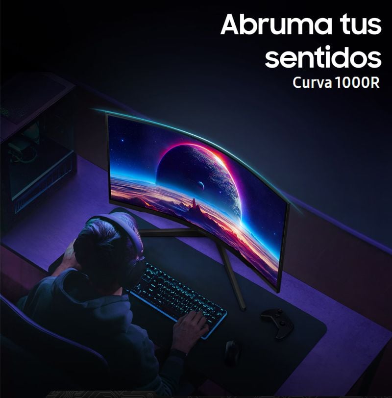 curvatura de la pantalla