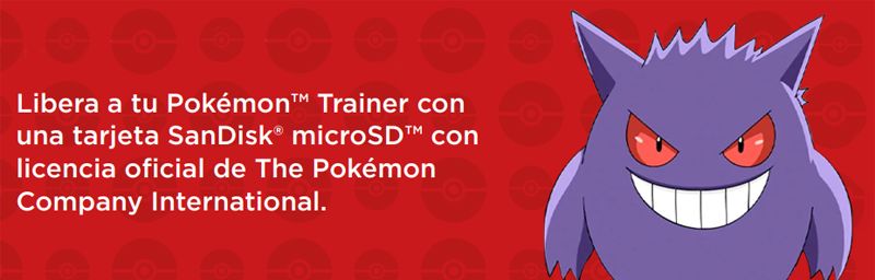 micro sd gengar oficial de nintendo