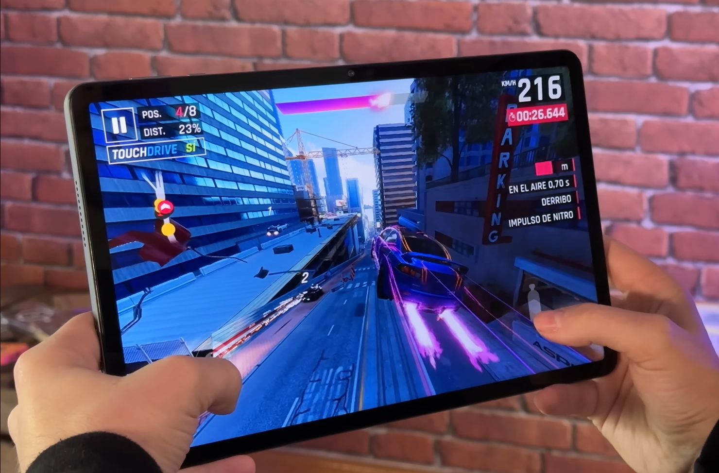juega en la tablet honor pad x9
