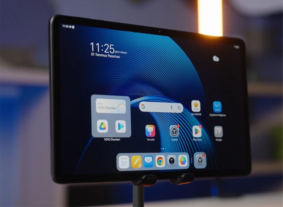 pantalla de la tablet honor x9