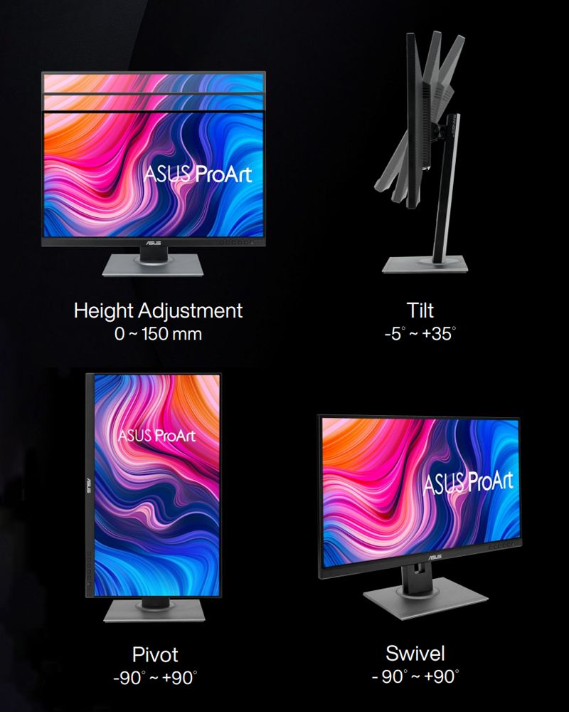 dise&ntilde;o ajustable del monitor