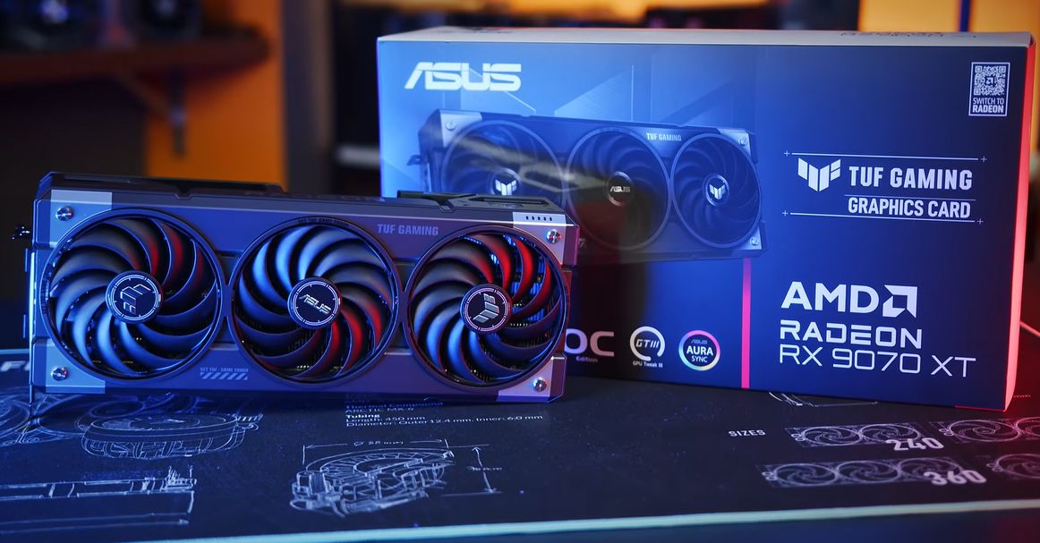 GPU ASUS TUF AMD RADEON 9070 XT