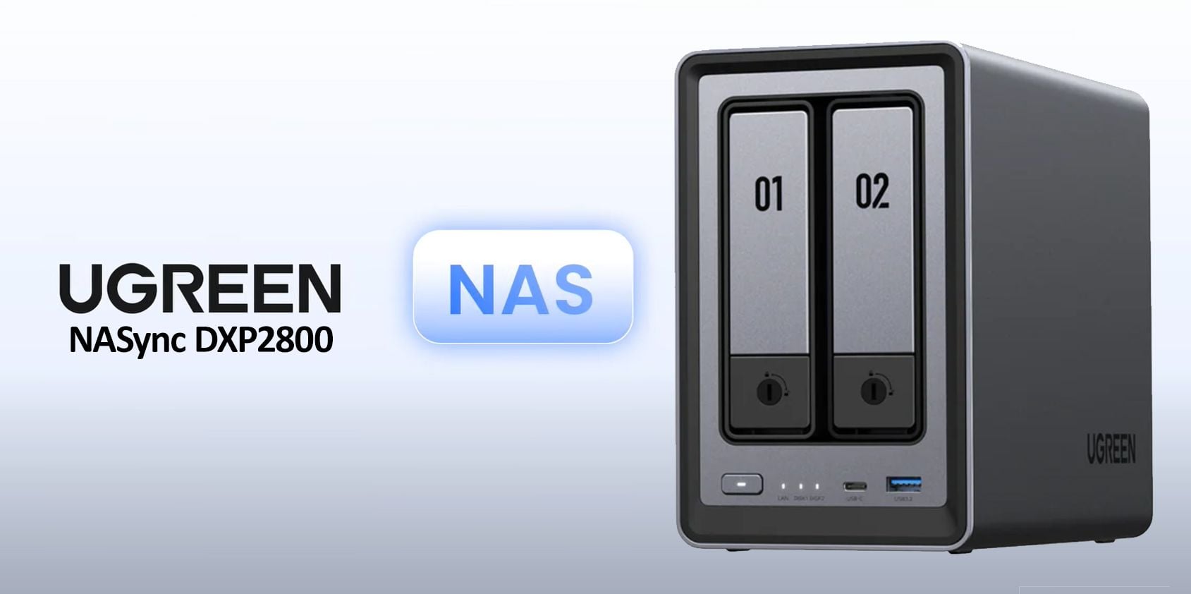 NAS UGREEN NASync DXP2800 - DXP2800-25369 - Winpy.cl