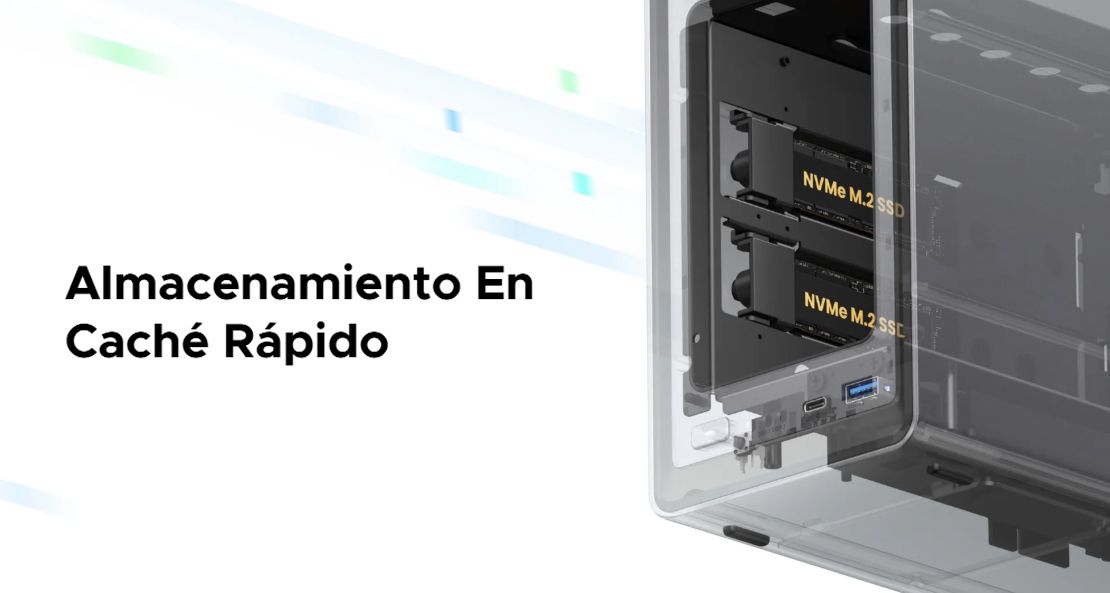 El NAS con memoria M.2 para una velocidad incomparable