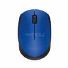 Mouse Óptico Azul M170 Logitech inalámbrico