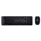 Pack de teclado y mouse Logitech Wireless MK220 (Español, inalámbrico, USB, 2.4 GHz, Negro)