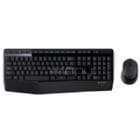 Combo Teclado mouse Logitech  MK345 (RF inalámbrico, Universal, QWERTY, Batería, Negro, Azul)