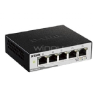 Switch D-Link DGS-1100-05  (5 Puertos Gigabit, LAN RJ-45, gestión Web, QoS, VLAN)
