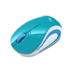 Mouse Inalámbrico Logitech M187 (Mini, 3 Botones, Azul)