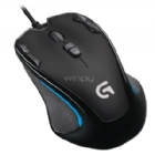 Mouse Gamer Logitech G300S (Óptico, 9 botones, RGB, 2500dpi, Ambidiestro, Negro)