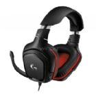 Audífonos Gamer Logitech G332 (Microfono, Multi-Plataforma, Negro/Rojo)