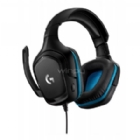 Audífonos Gamer Logitech G432 con sonido 7.1 (Micrófono, USB, Negro/Azul)