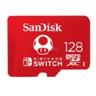 Tarjeta microSDXC SanDisk de 128GB Para Nintendo Switch (Lectura 100MB/s, Escritura 90MB/s)
