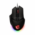 Mouse Gamer MSI Clutch GM20 (Óptico, 6400dpi, RGB, 6 botones, Negro)