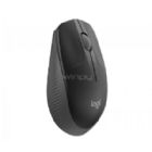 Mouse Logitech Inalámbrico M190 (1000 dpi, Receptor USB, Color Charcoal, 3 Botones, Pila AA)