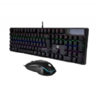 Kit Teclado y Mouse Gamer HP GM200 (Mecánico, DPI Ajustable, RGB, Español)