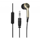 Auriculares iFrogz EarPollution In Ear con Micrófono (Jack 3.5mm, Dorado)