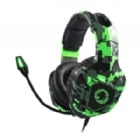 Audífonos Gamer GameMax HG300 RGB (Jack 3.5mm, USB, Camuflaje)