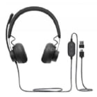 Audífonos Logitech Zone para Microsoft Teams (Cancelación de Ruido, USB-C, Negro)