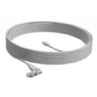 Cable de Extensión Logitech para Micrófono Rally Bar (10 Metros, Negro)
