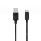 Cable Dusted Rugged de USB 2.0 a USB-C (1.2 Metros, Negro)