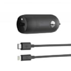 Cargador para Auto Belkin de 20W + Cable Lightning (Negro)