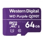 Tarjeta MicroSD Western Digital WD Purple SC QD101 de 64GB (Clase 10, MicroSDHC)