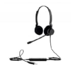 Audífonos Jabra BIZ 2300 Microsoft Lync Duo (USB, Negro)