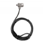 Cable de seguridad Klipxtreme Bolt I (1.5 Metros, Negro/Plateado)