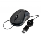 Mouse Klipxtreme Karbon con Cable Retráctil (Negro)