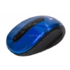 Mouse Klipxtreme Vector Inalámbrico (Dongle USB, Azul/Negro)