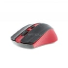 Mouse Xtech Galos inalámbrico (Dongle USB, 1600dpi, Negro/Rojo)