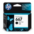 Cartucho de Tinta Original HP 667 (Negro, Hasta 120 páginas)