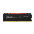 Memoria RAM Kingston Fury Beast RGB de 8GB (DDR4, 3200MHz, CL16, DIMM)
