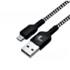 Cable Xtech XTC-366 de USB-A a micro-USB (1.8 Metros, Trenzado, Negro/Blanco)