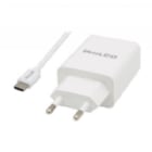 Cargador Philco QC619 con Cable USB-C (18W, 1.2mts, Qualcom 3.0, Blanco)