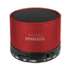 Parlante Portátil Philco P295 de 3W (Bluetooth, Rojo)